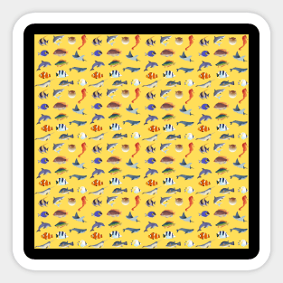 Fish Pattern Sticker